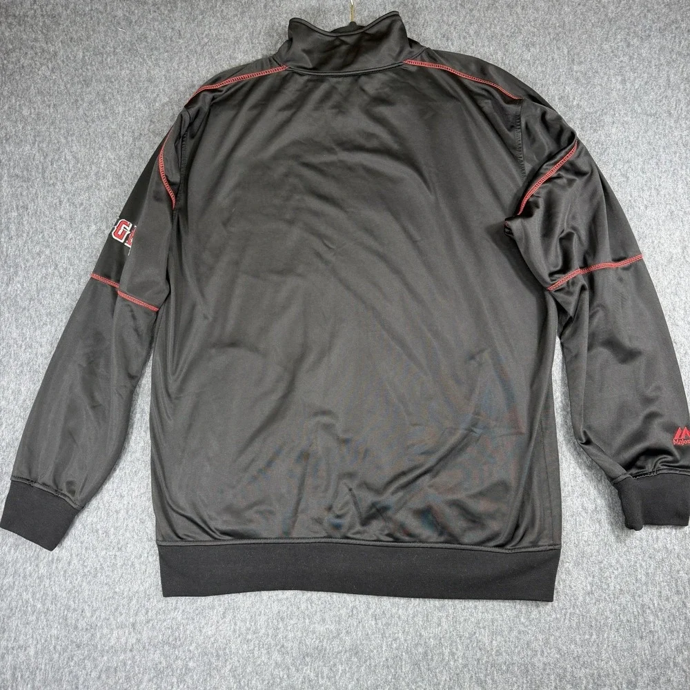 Los Angeles Angels Men's Full Zip Embroidered Track Jacket Size XLT Majestic